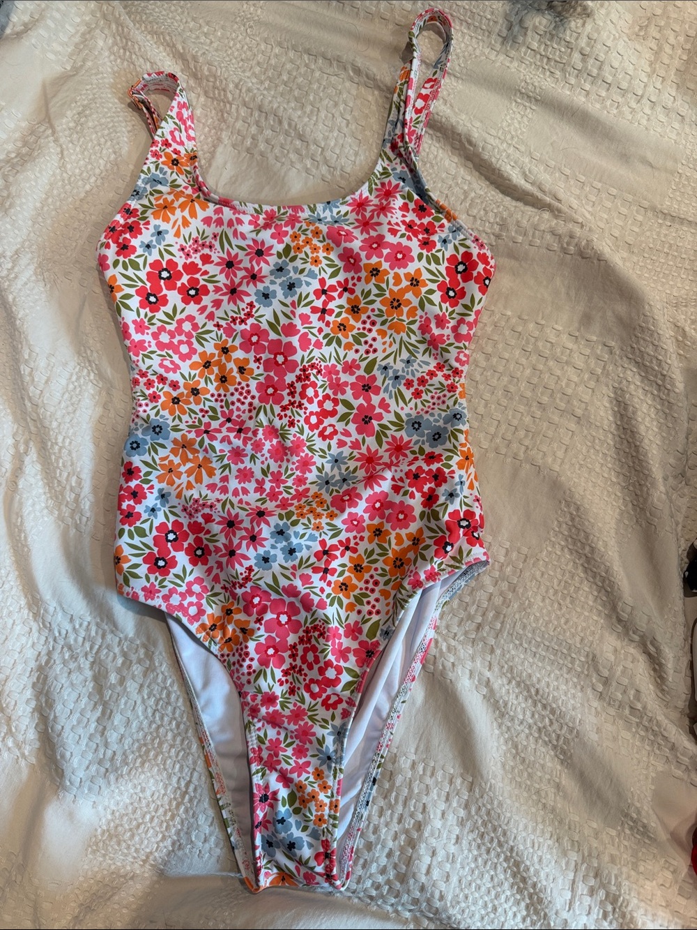 Kids Floral One-Piece Swimsuit - Pink Multi